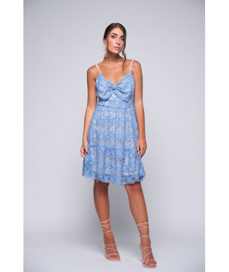 Lace suspender dress