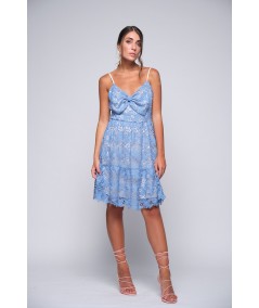 Lace suspender dress