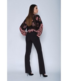 Blusa stampato con coulisse