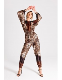 Tuta animalier con fiocco 2